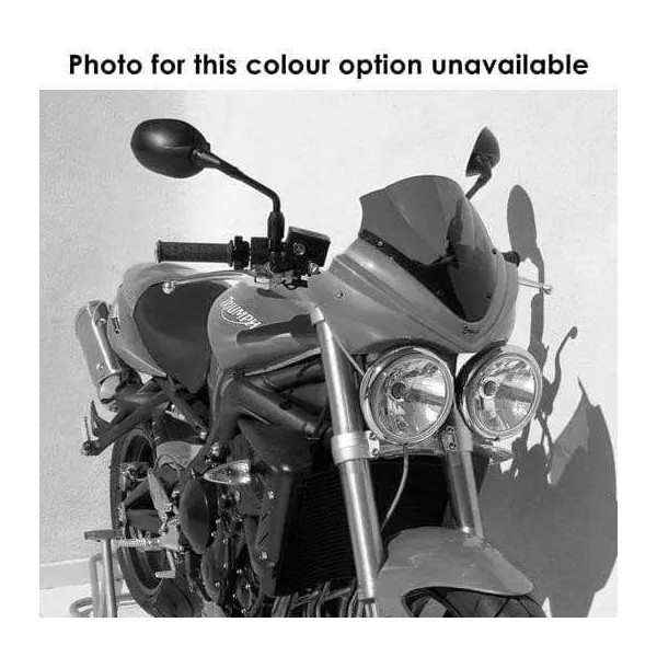 Ermax Ermax nose fairing | jet black with dark smoke screen | triumph street triple 675 2008>2010